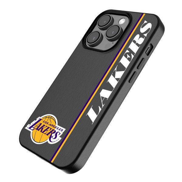 Los Angeles Lakers Sidebar MagSafe Compatible Phone Case for Apple iPhone Sale - Image 2