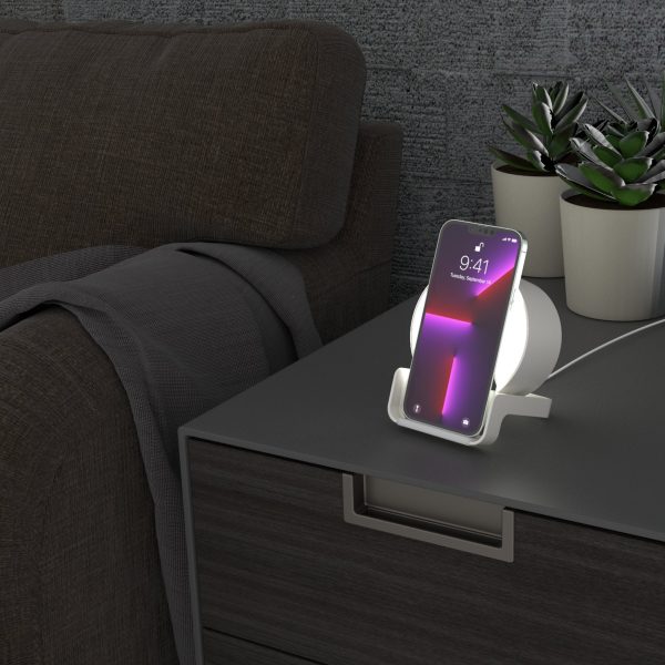 Memphis Grizzlies Linen Night Light Charger and Bluetooth Speaker on Sale - Image 3