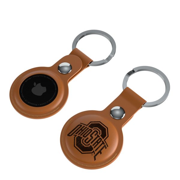 Ohio State University Buckeyes Burn Brown Airtag Holder 2-Pack Online Hot Sale - Image 4