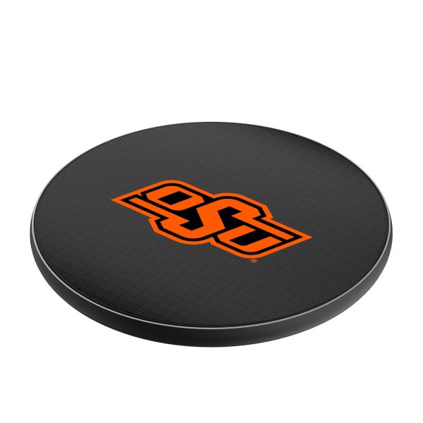 Oklahoma State University Cowboys Linen 15-Watt Wireless Charger Supply - Image 2