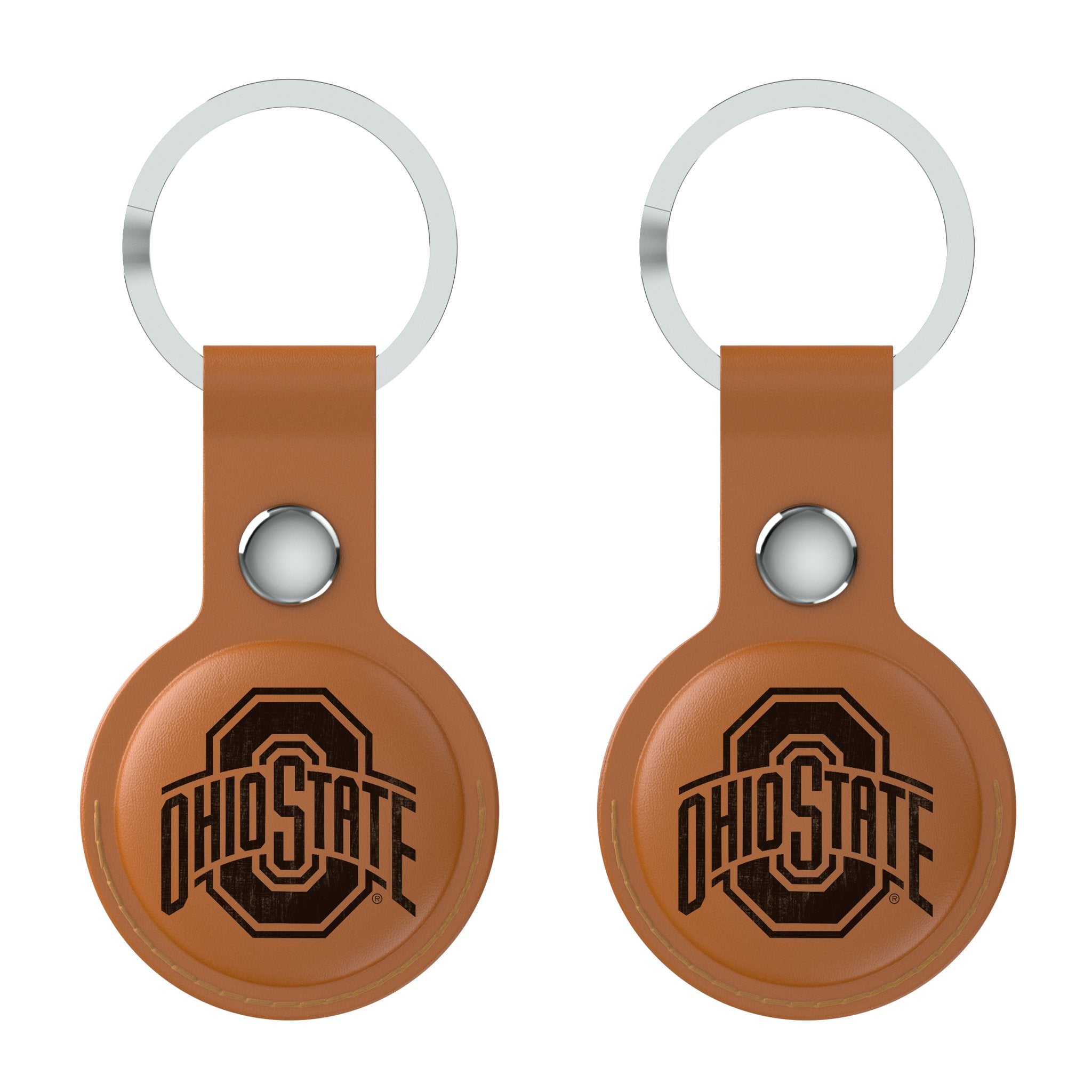 Ohio State University Buckeyes Burn Brown Airtag Holder 2-Pack Online Hot Sale