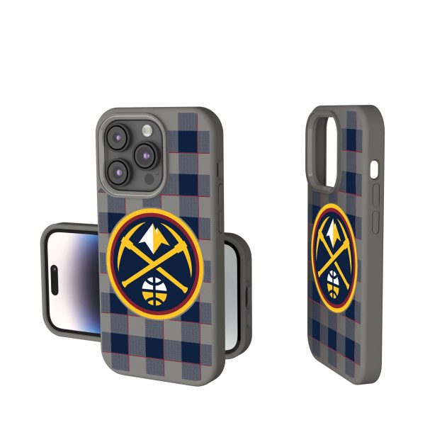 Denver Nuggets Plaid Soft Touch Phone Case Online Hot Sale