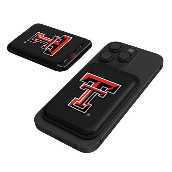 Texas Tech Red Raiders Insignia Black Magnetic Credit Card Wallet Discount
