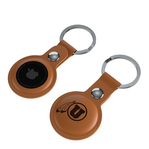 University of Utah Utes Burn Brown Airtag Holder 2-Pack Cheap - Image 4