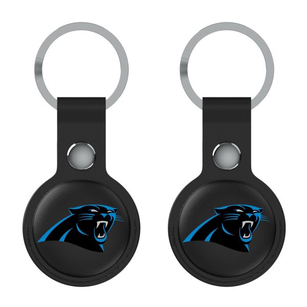 Carolina Panthers Insignia Black Airtag Holder 2-Pack Cheap - Image 2