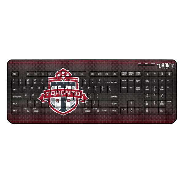Toronto FC   Linen Wireless USB Keyboard Online Hot Sale